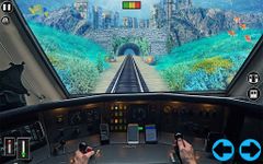 Screenshot 7 di Underwater Bullet Train Simulator : Train Games apk