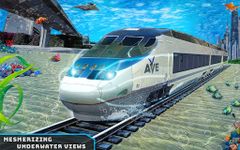 Underwater Bullet Train Simulator : Train Games capture d'écran apk 1