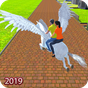 Flying Horse Taxi Driving: Unicorn Cab Driver APK