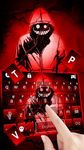 Captură de ecran Creepy Red Smile Temă tastatură apk 2