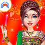 Indien fille mariage maquillage Jeu APK