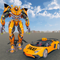 taxista  coche robot de juego de la transformación apk icono