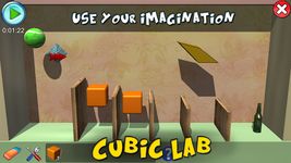 Скриншот 5 APK-версии Cubic Lab 3D: головоломки и физика головоломки
