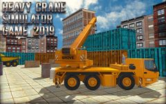Lourde Grue Simulateur 2018 - Construction Sim capture d'écran apk 5