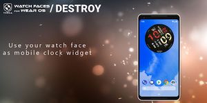 Destroy Watch Face capture d'écran apk 9