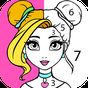 Girls Coloring Book - Color by Number for Girls Icon