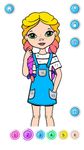 Girls Coloring Book - Color by Number for Girls Screenshot APK 8