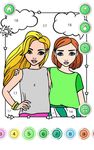 Girls Coloring Book - Color by Number for Girls Screenshot APK 4