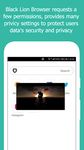 Black Lion Browser-Video downloader and browser screenshot apk 1