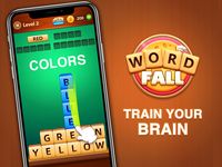Word Fall - Brain training search word puzzle game capture d'écran apk 2