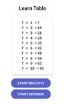 Multiplication table - learn easily, mathematics screenshot apk 17