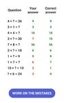 Multiplication table - learn easily, mathematics ekran görüntüsü APK 19