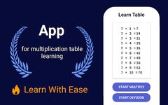 Multiplication table - learn easily, mathematics screenshot apk 23
