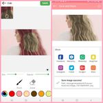 Hair color changer - Try different hair colors のスクリーンショットapk 2