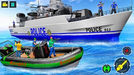 Screenshot  di Police Speed Boat Gangster Chase apk