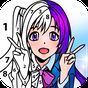 ไอคอน APK ของ Anime Color by Number - Anime Coloring Book