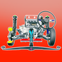 Biểu tượng Auto parts. Automotive technologies