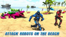 Screenshot 5 di Robot reale del coccodrillo del gioco trasformante apk