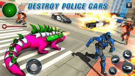 Real Robot Crocodile Simulator- Robot transform screenshot apk 