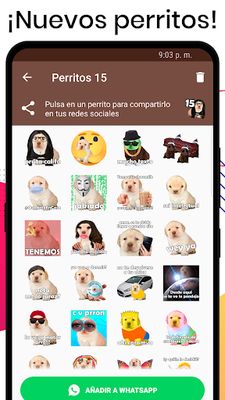 Image 6 of Sad Dog Stickers for WhatsApp 