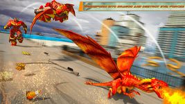 Flying Dragon Robot Car - Robot Transforming Games screenshot APK 2