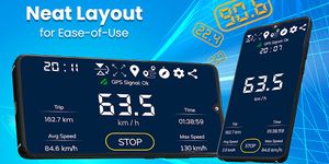 Captură de ecran Digital Speedometer - GPS Offline odometer HUD Pro apk 7