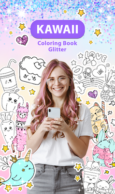 Kawaii Coloring Book Glitter Apk Free Download App For Android