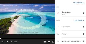 Tangkapan layar apk Visualization Video Maker 2