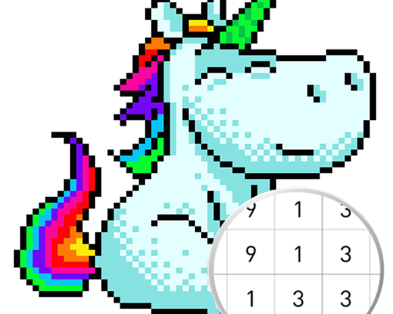 Androidの Unicorn Art Pixel Color By Number アプリ Unicorn Art Pixel Color By Number を無料ダウンロード