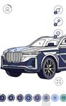 Coches Juegos de Pintar por Número - Cars Coloring captura de pantalla apk 