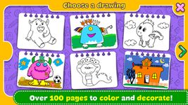 Captura de tela do apk Monstros: Livro para colorir e jogos para crianças 10