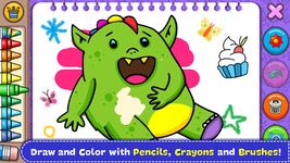 Captura de tela do apk Monstros: Livro para colorir e jogos para crianças 14