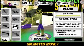 Imagem 3 do Green Monster Stickman Rope Hero Gangstar Crime