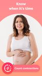 Pregnancy due date tracker with contraction timer screenshot apk 