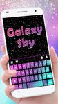 Thème de clavier Colorful 3d Galaxy capture d'écran apk 4