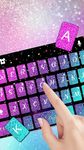 Thème de clavier Colorful 3d Galaxy capture d'écran apk 3