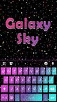 Thème de clavier Colorful 3d Galaxy capture d'écran apk 