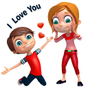 3D Romantic Stickers for whatsapp: WAStickerApps APK