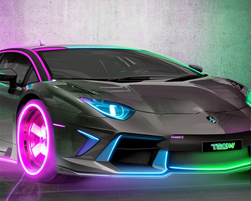 Neon Cars Live Wallpaper HD: Hintergründe & Themen für Android - Download