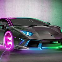 Ícone do Neon Cars Live Wallpaper HD: fundos e temas