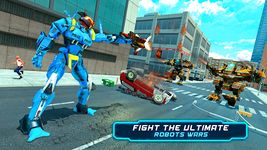 Police robot car rampage - jeux de tir robot capture d'écran apk 1