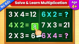 Multiplication Kids - Math Multiplication Tables screenshot APK 7