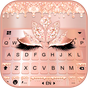 Ícone do Tema Keyboard Rose Gold Drop Princess