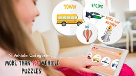 Vehicles Puzzle for Kids: Preschool screenshot apk 1