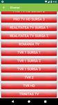 Captură de ecran TV Romania Online Sopcast, Acestream, HTTP Streams apk 12
