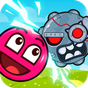 Red Roller Ball 3: Bouncing Ball Love Adventure APK icon