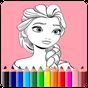 Icono de Princesa para colorear