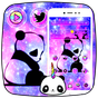 Tema lindo de Panda Galaxy apk icono