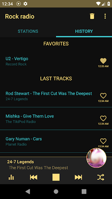 Rock Music online radio  Android - Tải