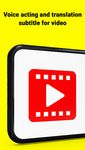 Traductor para video - subtitulo player beta captura de pantalla apk 5